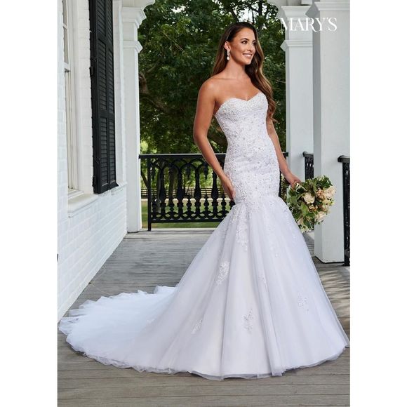 White Mary's Size 6 Mermaid dress - Picture 1 of 2